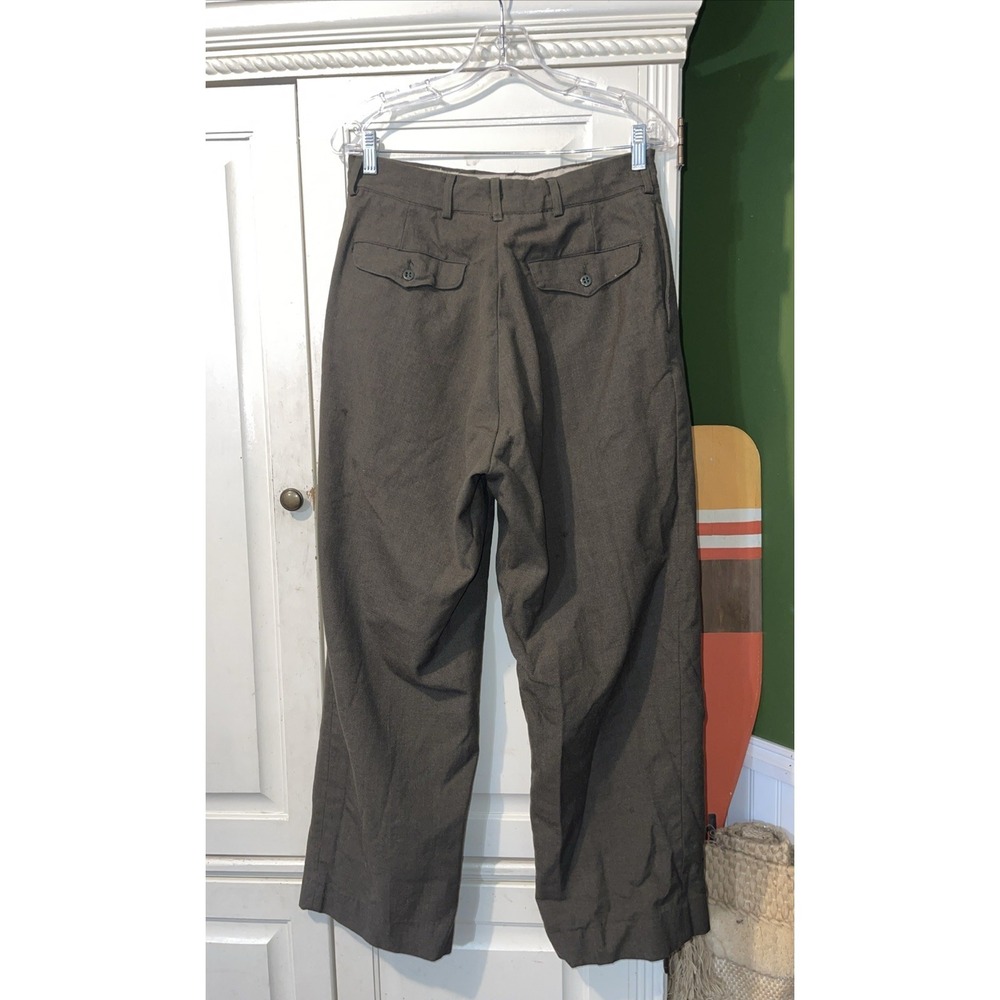 Vietnam War US Army OG-107 Sateen Wool Field Trousers Pants Men 34x32 Olive